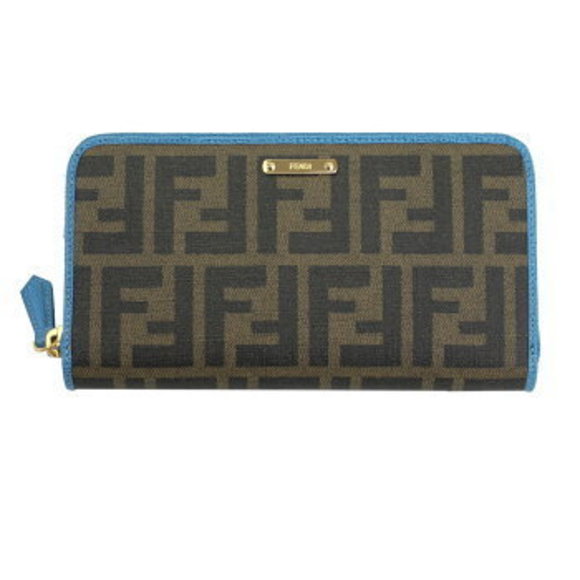 FENDI Zip Long Wallet Zucca Pattern - Picture 1 of 4
